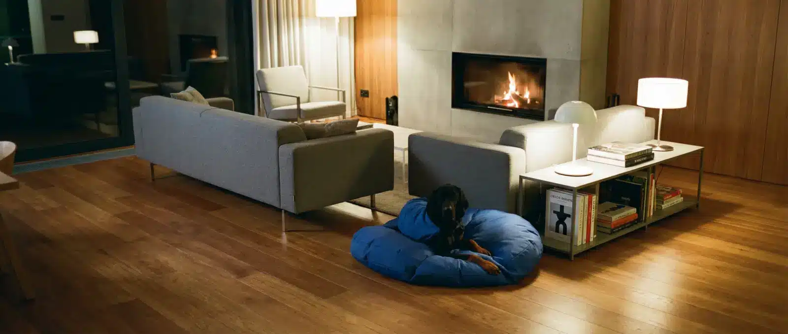 Legowisko okrągłe wodoodporne dla psów – Kwarc