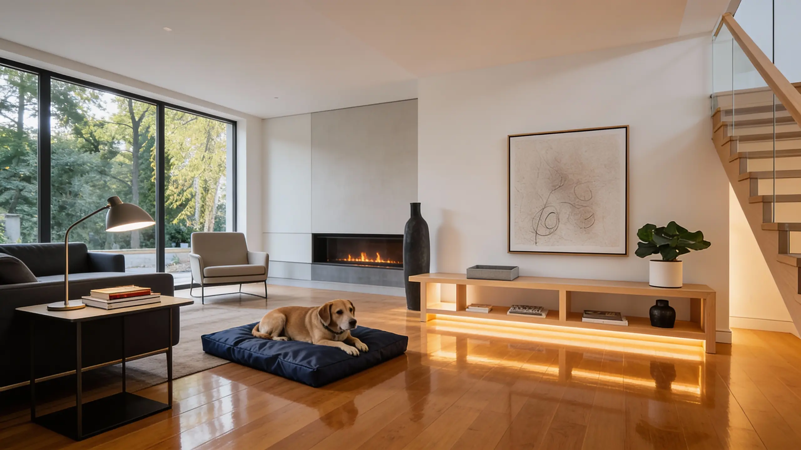 Legowisko prostokątne ekoskóra dla psa - Emerald - obrazek 2