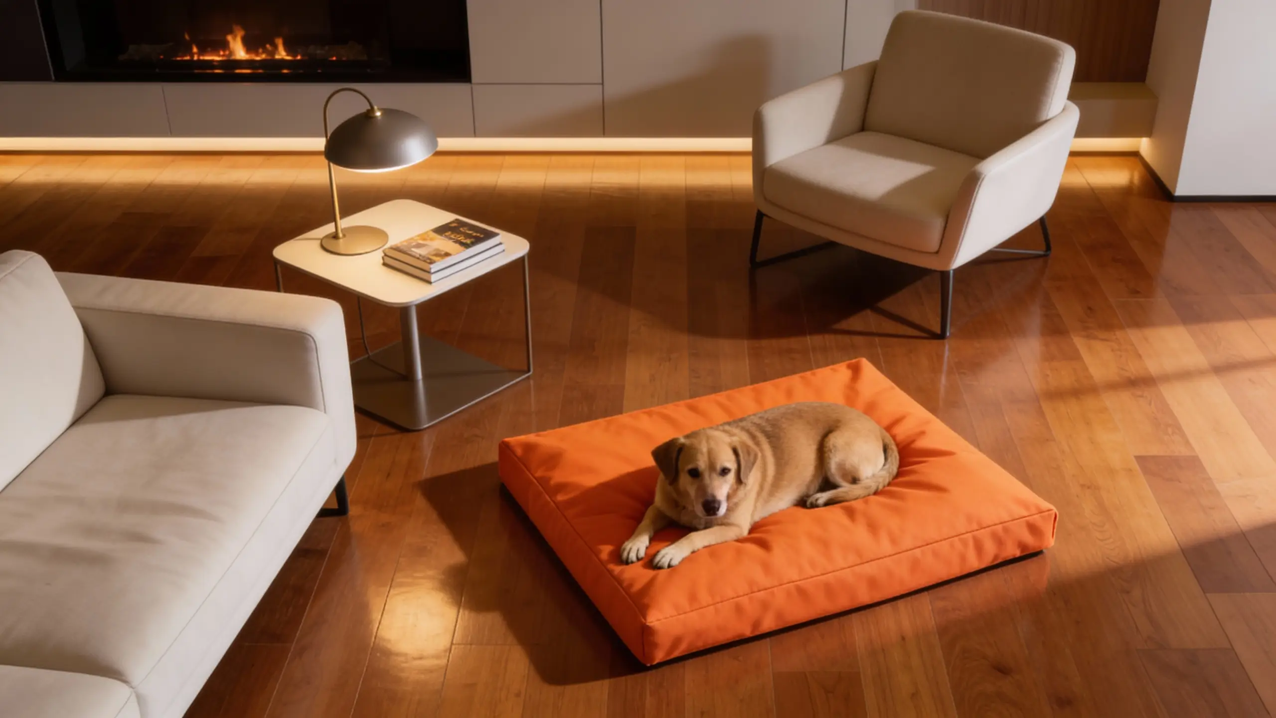 Legowisko prostokątne ekoskóra dla psa - Emerald - obrazek 5