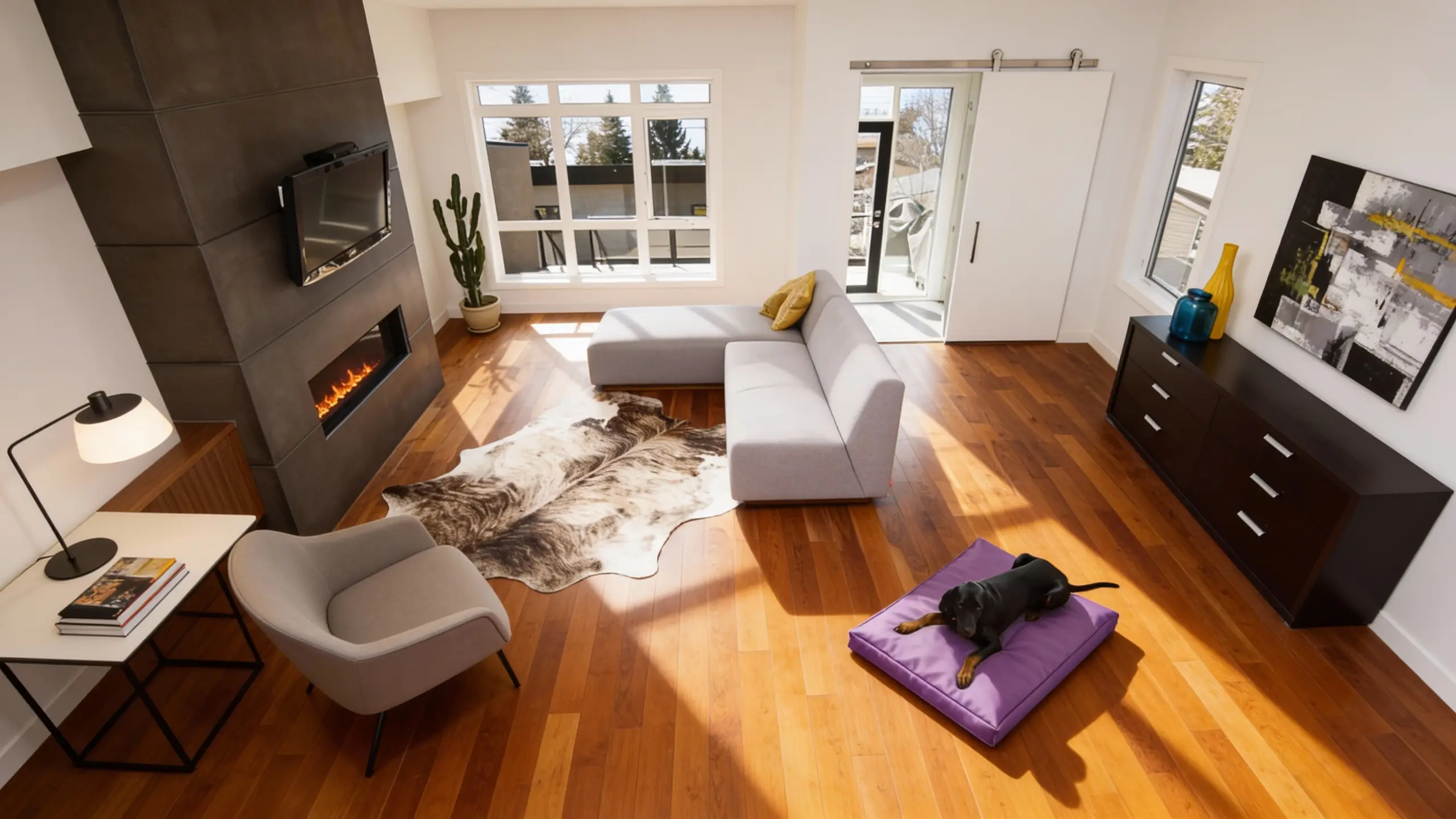 Legowisko prostokątne ekoskóra dla psa - Emerald - obrazek 9