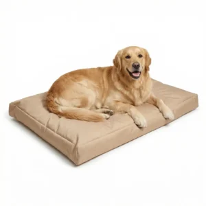 Legowisko prostokątne wodoodporne dla psa - Kryształ brąz jasny