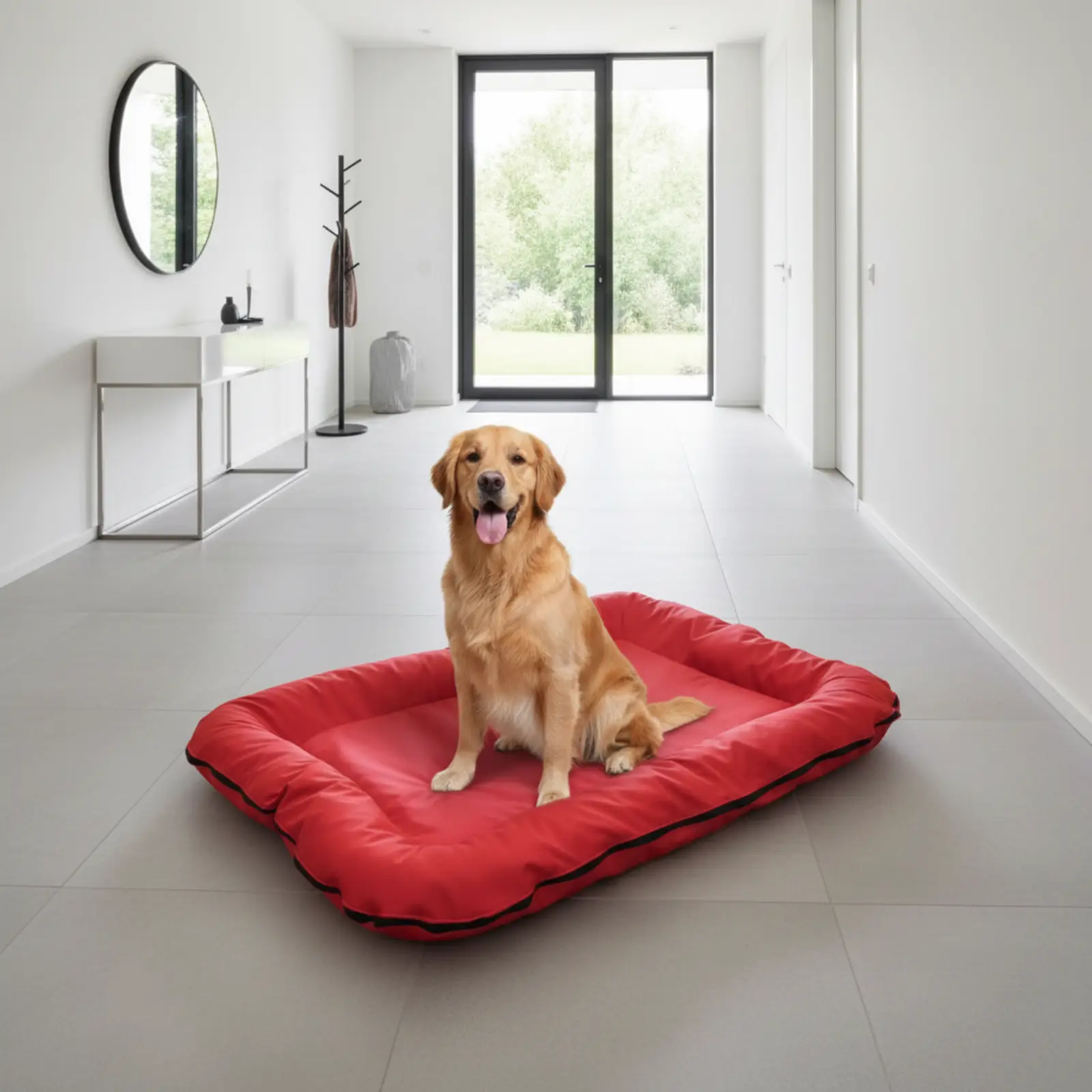 Legowisko ponton wodoodporny dla psa jednolity kolor – Agat