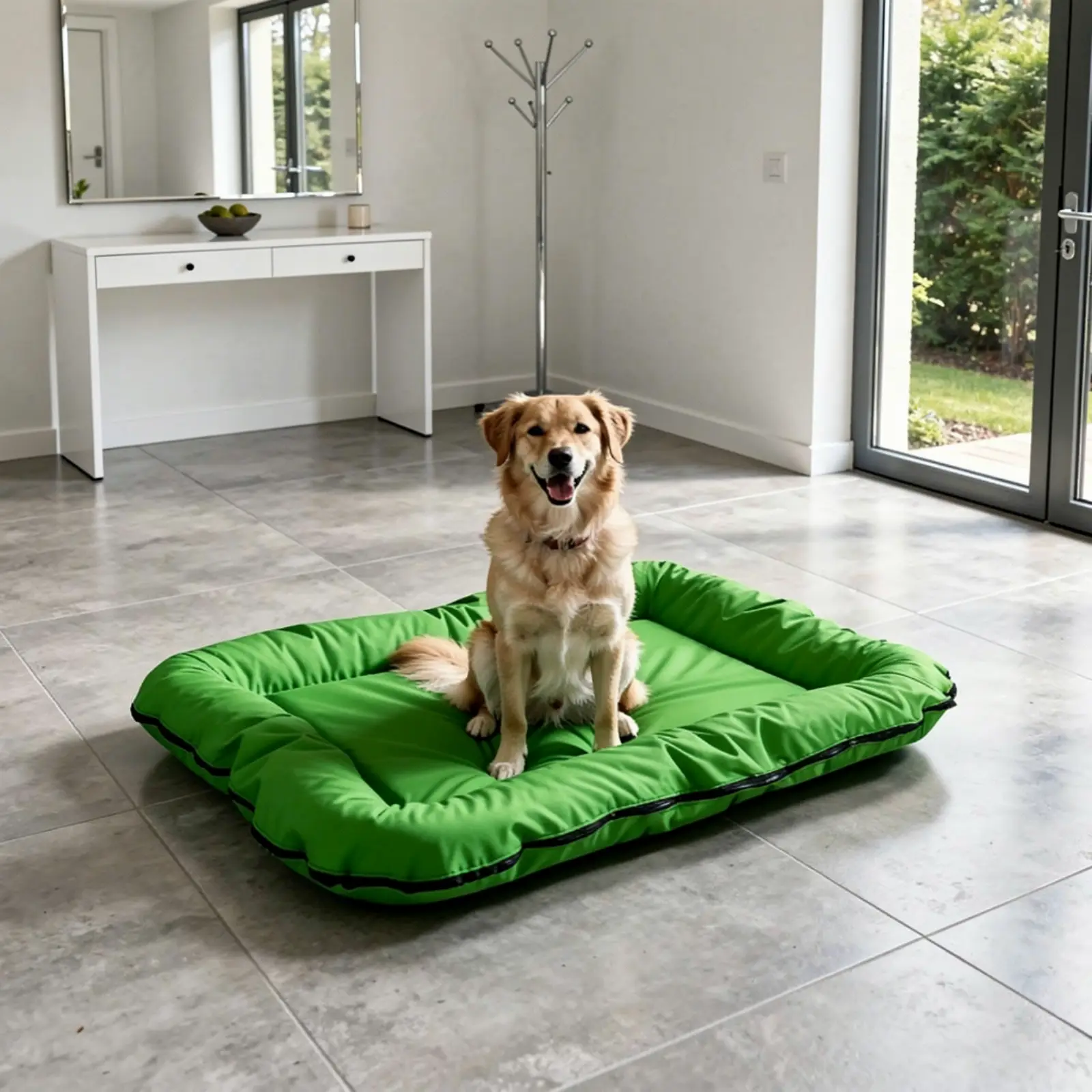 Legowisko ponton wodoodporny dla psa jednolity kolor – Agat