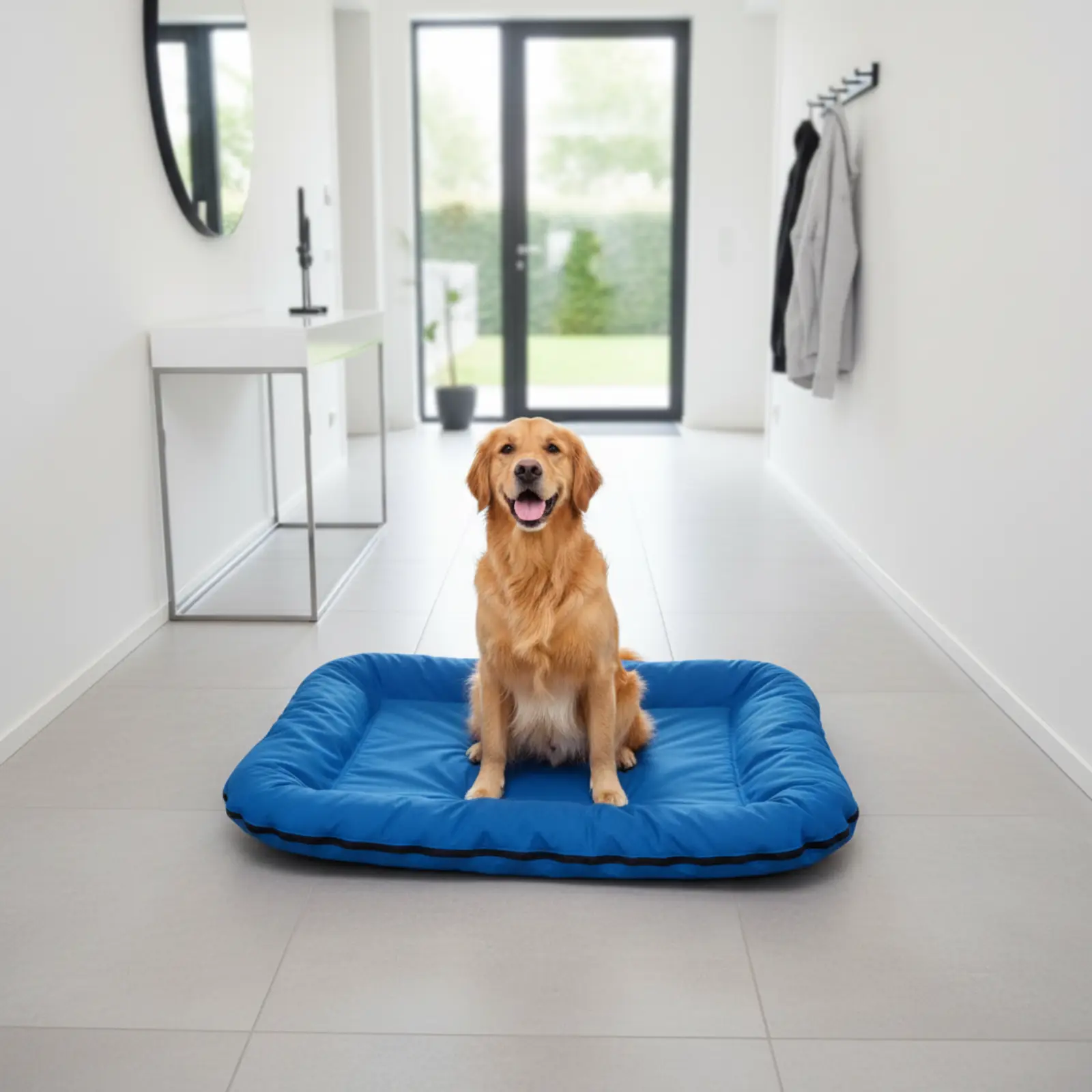 Legowisko ponton wodoodporny dla psa jednolity kolor – Agat