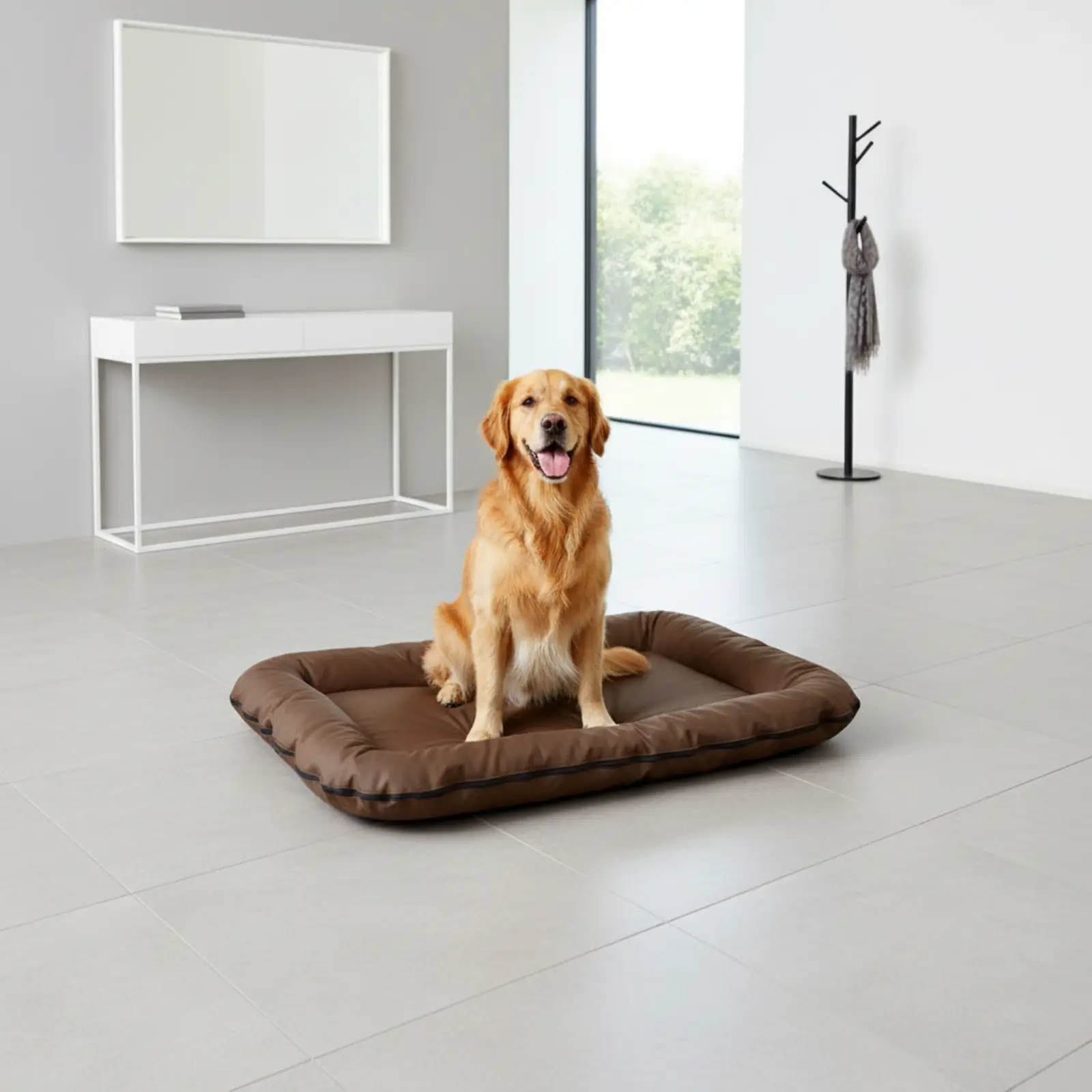 Legowisko ponton wodoodporny dla psa jednolity kolor – Agat